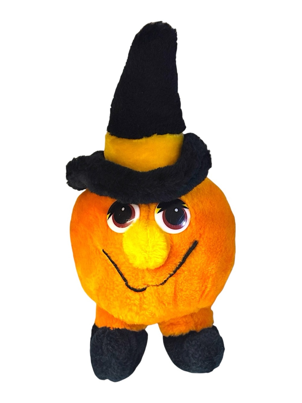Wonder Toys 1984 Vintage Pumpkin Head Jack O’Lantern Plush Stuffed Animal 🎃